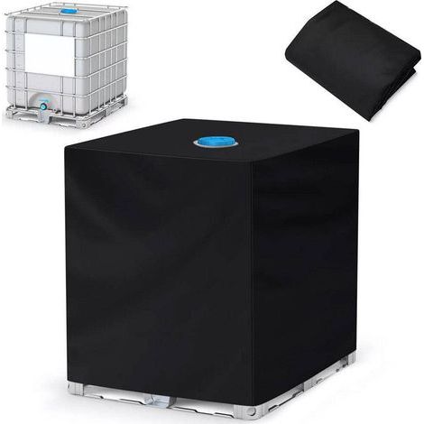 IBC Container Couverture Bâche de protection Solaire UV-Protection de 1000L Film de Pluie, (1/5)