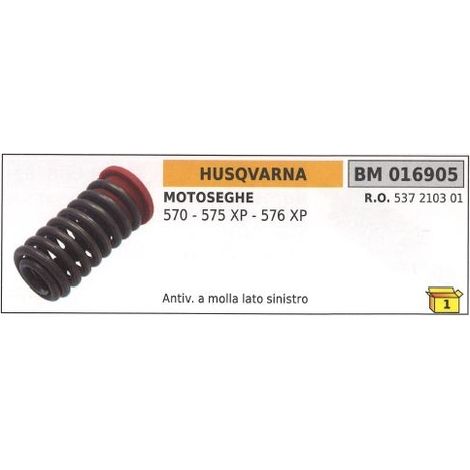 Antivibrante a molla lato sinistro HUSQVARNA motosega 570 575 XP 576 XP 016905 537210301