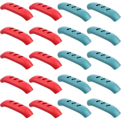 Protezioni per impugnature in silicone resistenti al calore – 10 paia, antiscivolo, leggere e flessibili, per biciclette, attrezzi e attrezzature (1/4)
