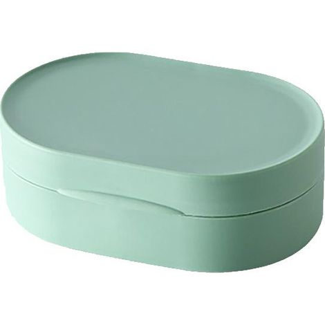 Porte-savon de voyage avec couvercle étanche, boîte à savon portable anti-fuite pour douche, camping extérieur et maison. (1/5)