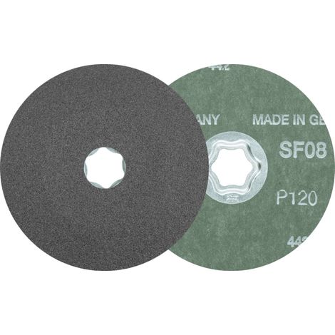 PFERD TOOLS COMBICLICK SiC Fiberscheibe Ø 115 mm SIC120 für harte NE Metalle 25 Stk (1/5)