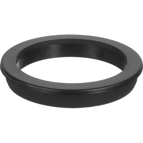 1Pcs Passe-fils En Caoutchouc 120mm Trou De Perçage, 104mm ID Trou Grommet Chapeau Noir En Silicone Pour Câblage, Automobile (1/5)