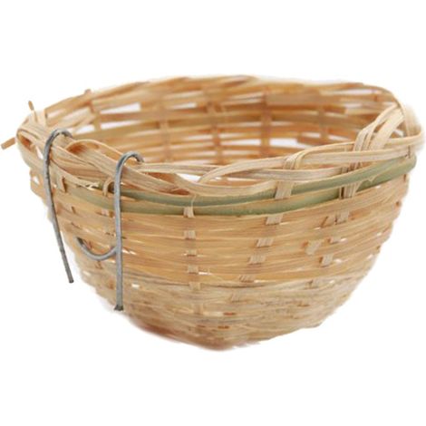 Bambou Canaries Nid Pan Oiseau Elevage Trappe Cage Petit Perroquet Reste Cave (1/5)