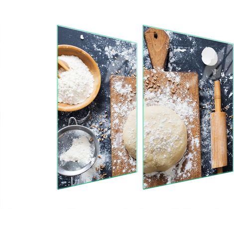 PIASTRA PROTETTIVA IN VETRO PER PIANO COTTURA 70x52 CUCINA (1/5)