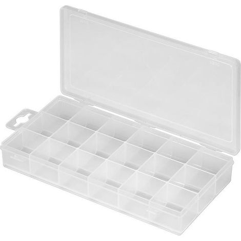 Ednet Scatola in Plastica con 18 Scompartimenti (1/2)