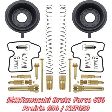 Vergaser-Reparatursatz für Kawasaki Brute Force 650/Prairie 650/KVF650