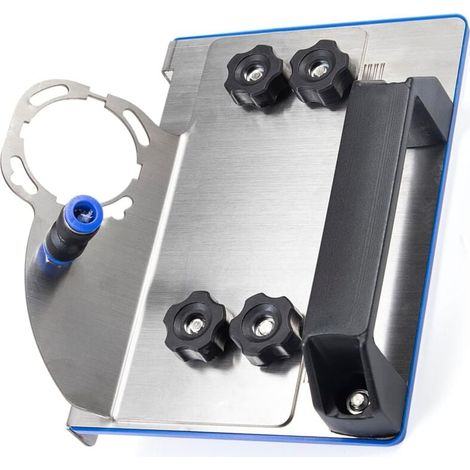 Supporto per smerigliatrice angolare a 45° per il taglio di piastrelle con cuscinetti antiscivolo, utensile per il taglio di piastrelle e pietre, utensile per smerigliatrice angolare tipo 100 (1/2)