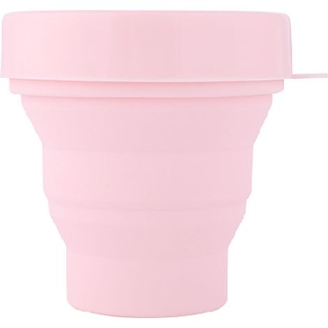 Gobelet Silicone Pliable Portable 230ml Rose pour Camping Extérieur Pique-nique Voyage Tasse Réutilisable (1/5)
