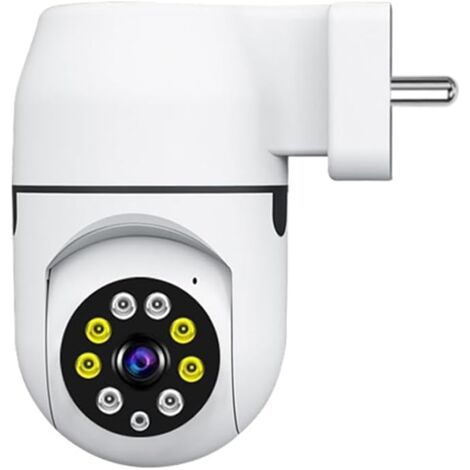2K Caméra Surveillance WiFi Intérieure, 3MP Caméra de Surveillance Intérieure sans Fil, 360 Degrés PTZ Caméra Plug & Play, Détection Humaine/Mouvement Caméra IP WiFi