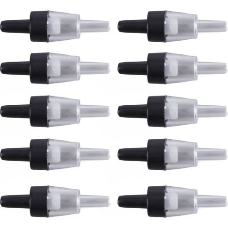 Lot de 10 clapets anti-retour pour pompe à oxygène, raccords de tuyau, fournitures pour aquarium (1/5)