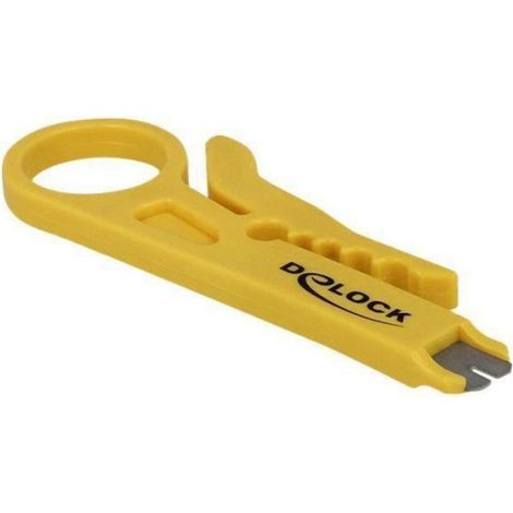 Outil D'insertion De Câble - Jaune - Pour Installation De Câbles Électriques Et Réseau - 1 Pièce