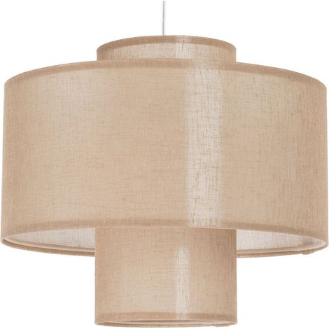 Suspension en jute et lin style naturel pour chambre enfant - Beige naturel jute et lin (1/5)