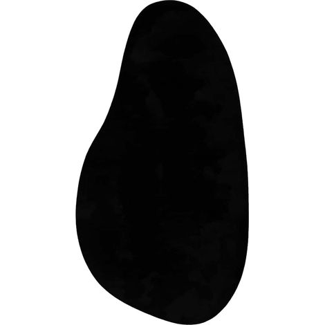 Tapis de sol,Tapis HUARTE Noir 100 x 200 cm Polyester CFW673859 (1/5)