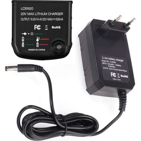 Lithium-Ionen-Akkuladegerät für 10,8 V, 14,4 V und 20 V (LBXR20), EU-Stecker (1/4)