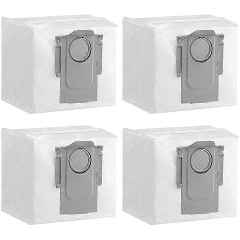 Sac à poussière pour aspirateur robot Roborock Q5+ S7 MaxV Ultra, sac Acuum grande capacité 3 L compatible (4 pièces) (1/5)