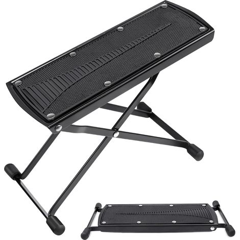 Ce tabouret de pédicure dispose de 6 niveaux de hauteur réglables, est pliable et possède une conception antidérapante, ce qui le rend pratique et facile à utiliser pour réaliser des pédicures à domic (1/5)