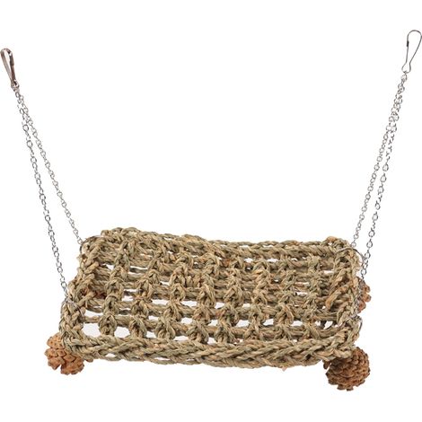Balançoire pour perruches, perchoir, plateforme, jouet pour cage, hamac pour perroquet, accessoires pour cage, petit jouet pour oiseaux