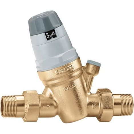 Caleffi - Riduttore Di Pressione 1/2" Con Manometro E Cartuccia Monoblocco Estraibile Art. 535040