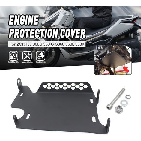 Modification of the engine underbody protection cover, chassis protector and lower air deflector cover ZONTES 368E GK