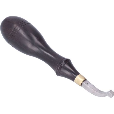 Outil de pliage de bord de cuir, structure robuste, acier inoxydable haute durabilité, presse à bords, outil de parage pour le travail du cuir (1 mm). (1/5)