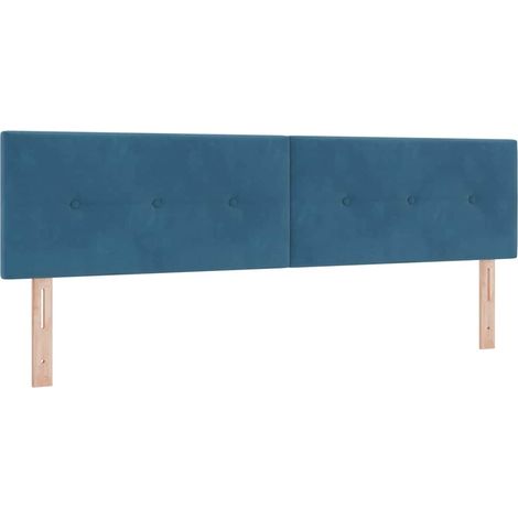 Maison Exclusive - Testiera Blu Scuro 180 cm Velluto