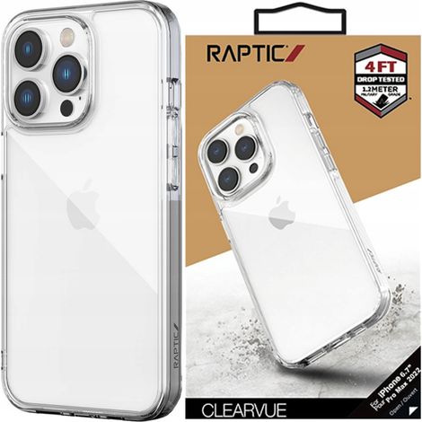 Cover posteriore trasparente Raptic X-Doria Clearvue per iPhone 14 Pro Max (1/5)
