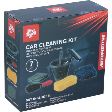 7-teiliges Autoreinigungsset DIRT DEVIL