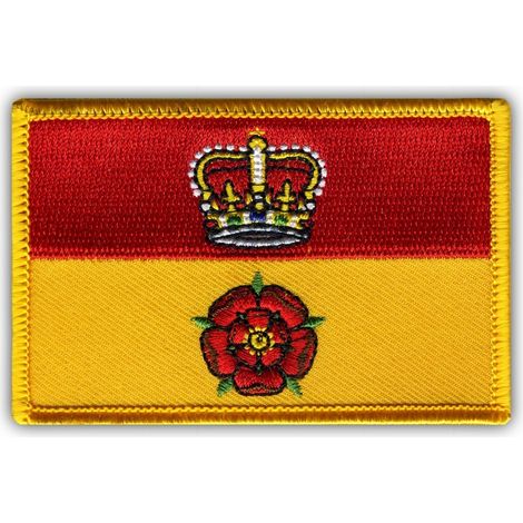 Patchion Hampshire - bandiera - Retro autoadesivo - Toppa/distintivo/emblema ricamato