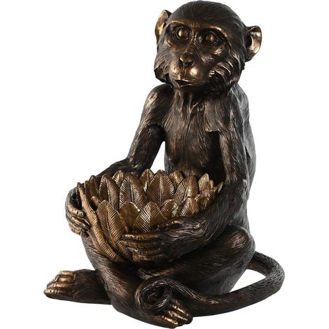 Figura Resina 40X37X50 Mono Marron (1/4)