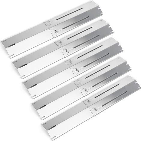 92381 Pièces de Rechange de Plaque de diffuseur de Chaleur Universelle réglable de 30 à 53cm pour Landmann, Taino, Brinkmann, Charbroil, Uniflame, ProfiCook, Outback, Campingaz (Paquet de 5)