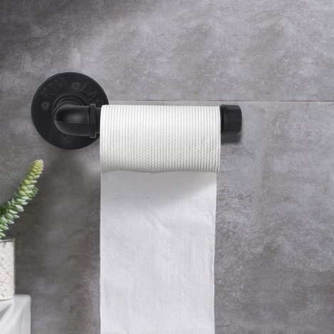 Wandmontierter Halter für Badezimmerwasserleitungen, Toilettenpapierhalter, Ablage für Toilettenpapier (1/5)
