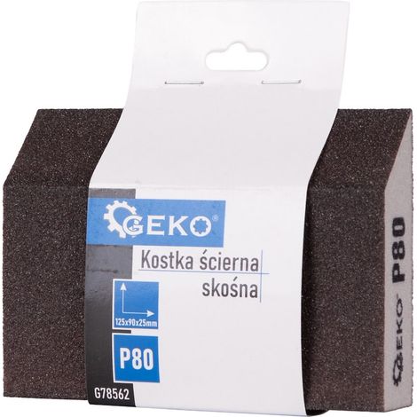 Blocco abrasivo angolato 125x90x25mm P80 (250) (1/5)