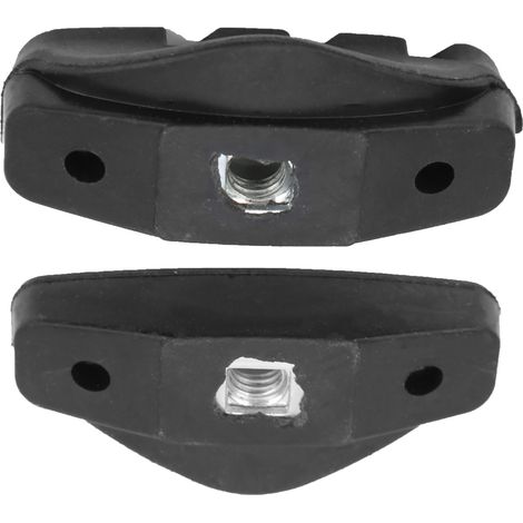 2 Pièces Patins de Frein pour Vélo de Route en Résine Flexible - Accessoires de Freinage Cyclisme (1/5)