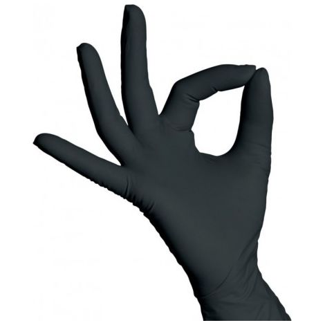 Gants à usage unique SHATIN,Nitril, Taille 8(Box a100St.) (1/3)