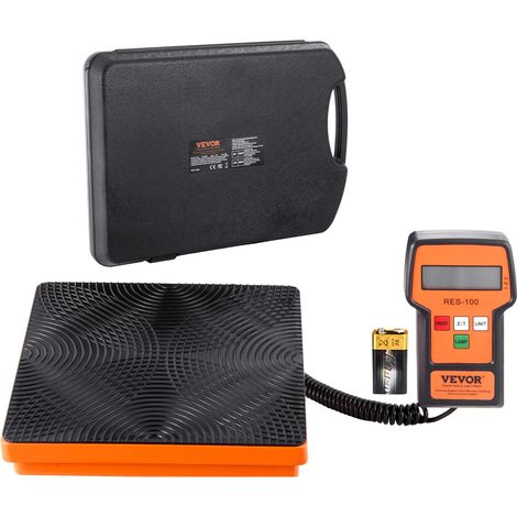 Balance de Réfrigérant CVC 100 kg, Balance de Charge Fluide Frigorigène Fréon, avec Télécommande Filaire, Balance de Poids de Récupération Numérique Électronique de Haute Précision 5 g avec Étui (1/5)