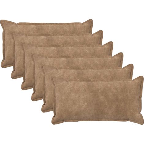 vidaXL Funda de almohada 6 pcs HOUTEN Topo 40 x 70 cm (1/5)