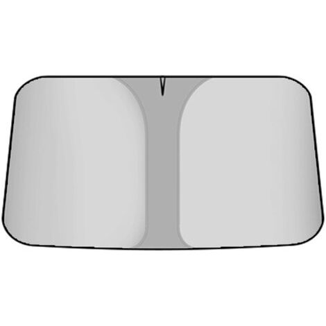 Film pare-soleil pliable argenté pour pare-brise de voiture, pour berlines et SUV, taille L. (1/5)