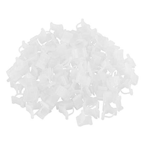 Lot de 100 Pinces de greffage en Plastique pour Plantes grimpantes légumes tomates Fruits Branches d'arbre Mini Outils de Jardinage (1/5)