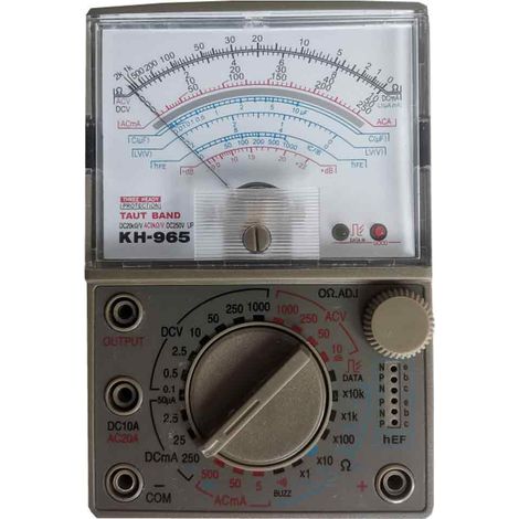 KH-965 Multimètre/voltmètre analogique à aiguille pour courant alternatif et continu (1/5)