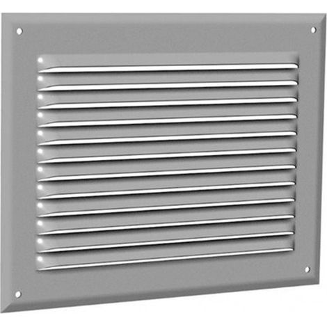 Grille de soufflage/reprise d'air extérieur alu 185 à 225 m3/h D 200 x 200 mm S&P 870216 (1/4)