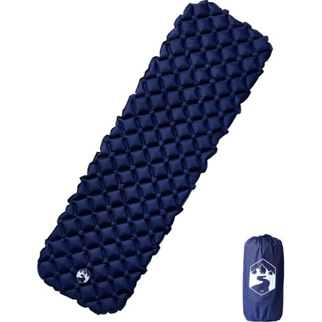 Aufblasbare Isomatte Marineblau 190x58x6 cm