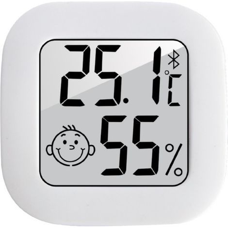 12pcs Mini LCD Digital Thermometers, Hygrometers, Indoor Temperature and Humidity Meters, Sensor Meters (1/5)