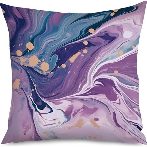 Housse de Coussin Décoratif Marbre Déco Maison (1/5)