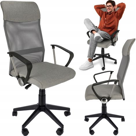 Poltrona ZOOM, tessuto grigio melange