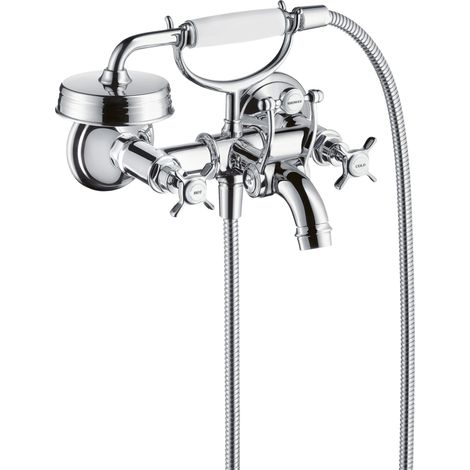 hansgrohe AXOR Montreux 2-Griff-Wannenarmatur Aufputz, 16540000 (1/5)