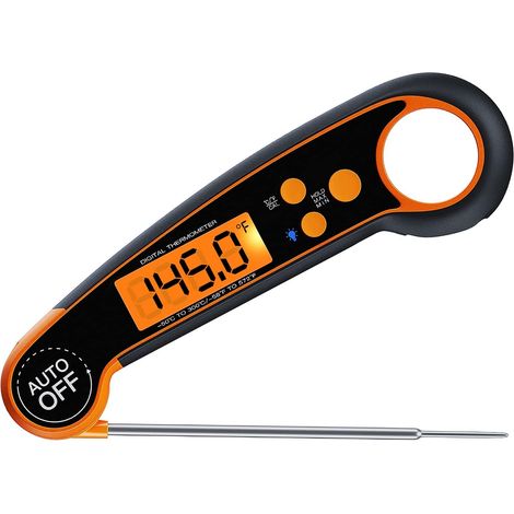 Thermomètre à viande LED rechargeable - Thermomètre alimentaire numérique de cuisine à lecture instantanée pour la cuisine (1/5)