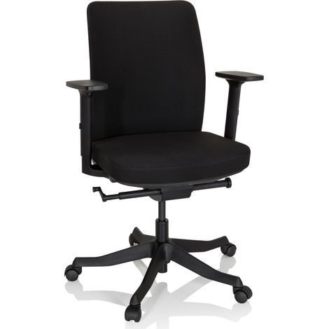 Bürostuhl / Drehstuhl SENATOR Stoff schwarz hjh OFFICE (1/5)