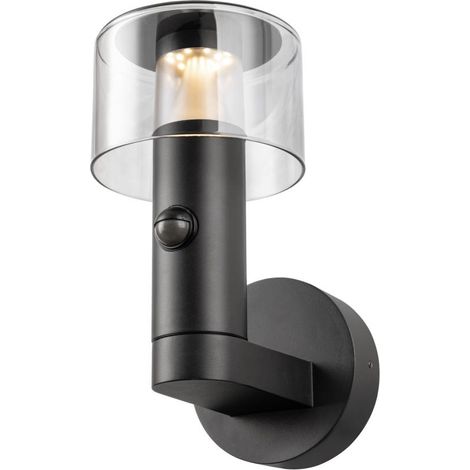 Applique TAHA II extérieur SENSOR 2200/2700 K max. 10 W noir bord de mer - SLV - 1010196