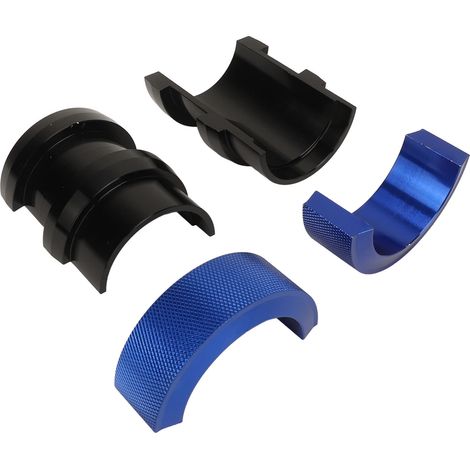Ortviai Kit de 4 embouts d’installation pour joints d’étanchéité de fourche moto – aluminium anodisé, 47-48 mm (1/5)