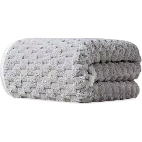 Serviette De Bain - 70 x 140 cm - En Velours De Corail - Pour Salle De Bain - 1 Pièce